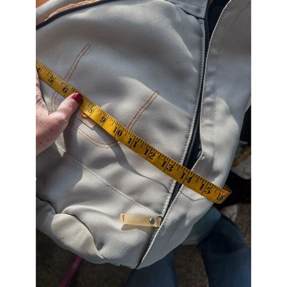 Vintage NIKE Y2K Sling Bag Crossbody RARE Beige Orange - Picture 10 of 10